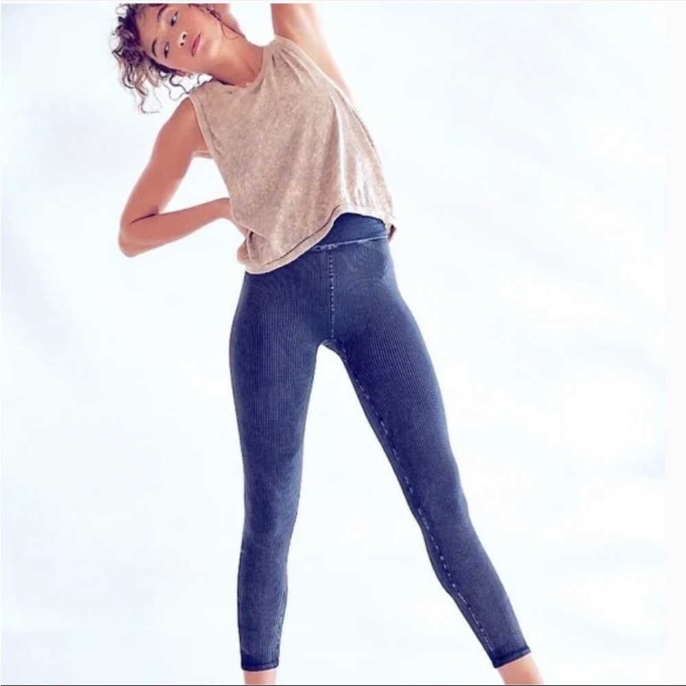 Free People Movement Ultra High-Rise 7/8 Happiness Runs Leggings in Galactic